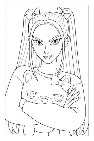 Mira with teddy bear